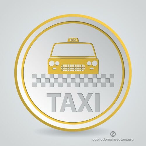 Taxi stå symbol
