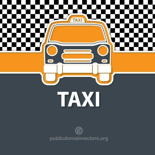 Taxi stop symbool