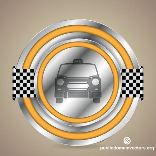 Taxi symbol clipart