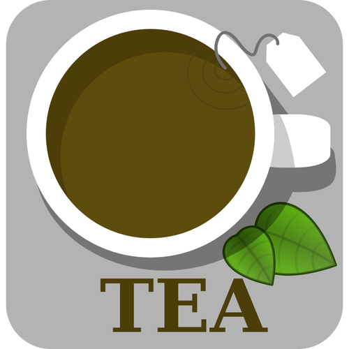 Vector de la imagen de muestra de té