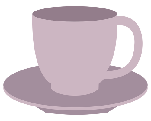Xícara de chá e Pires