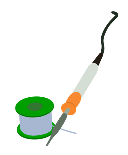 鉄はんだ機械ベクトル画像