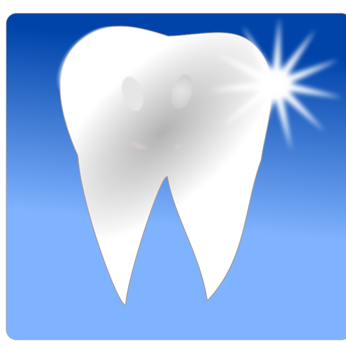 Teeth whitening vector image