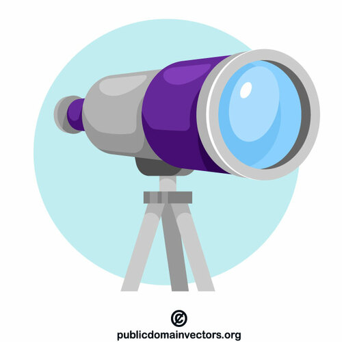 Telescope on a tripod
