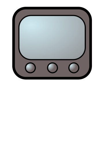 Dibujo vectorial de televisión pettern