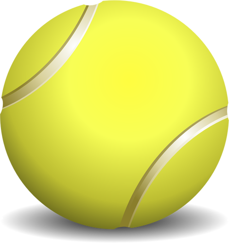 黄色的球