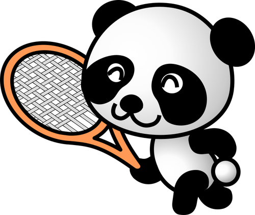 Comic-Panda-Bild