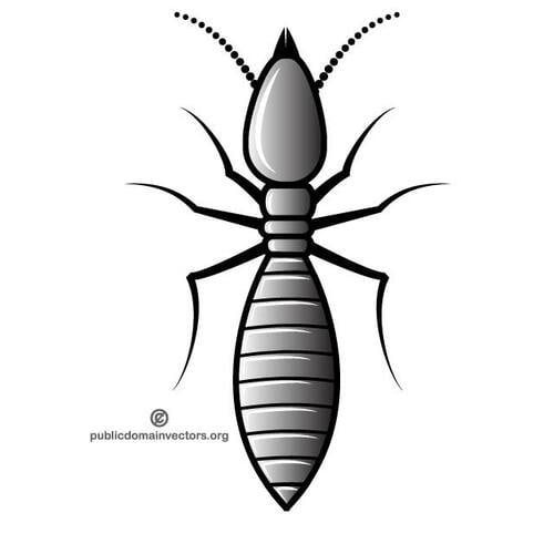 Grafika wektorowa termitów