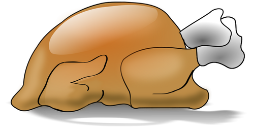 Thanksgiving day turkey vector drawing