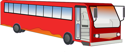 Autobus Vektor Klipart