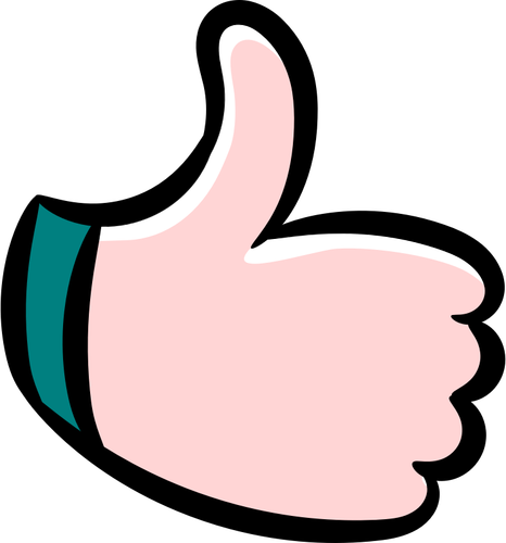 Comic thumbs up image