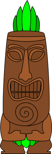 Tiki vector image