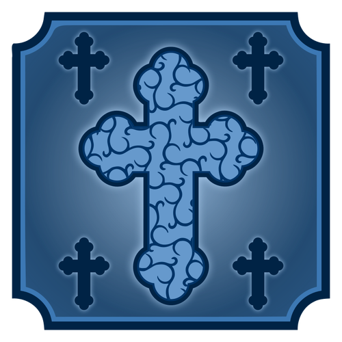 Христианский крест векторное изображение