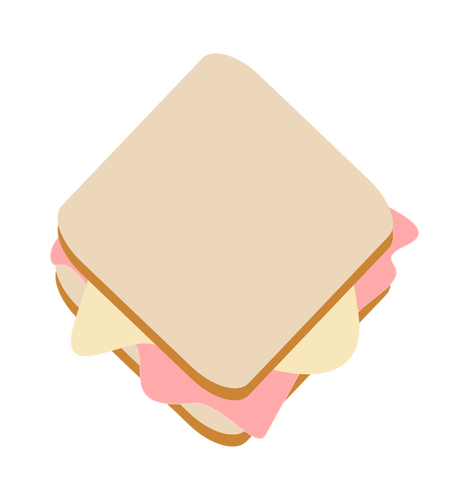 Ham and cheese toast