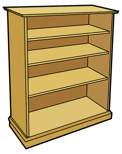 Brown book case image