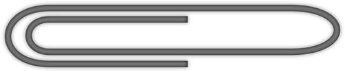 Серый скрепки векторное изображение