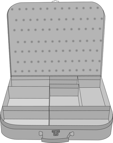 Suitcase vector image