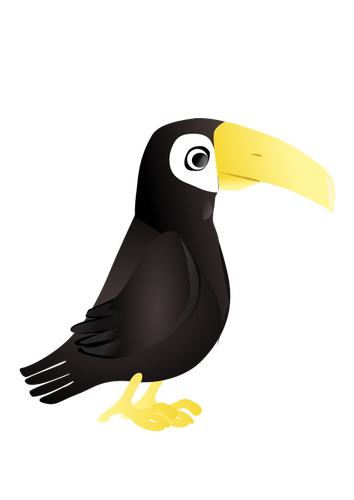 Illustration vectorielle simple toucan