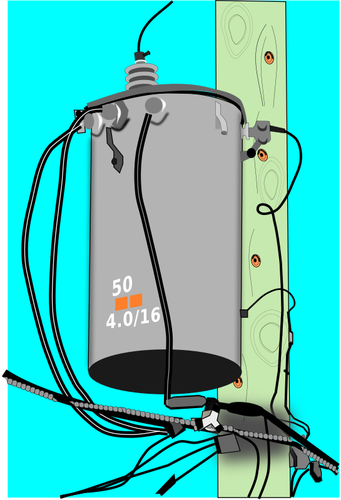 Transformator listrik utilitas