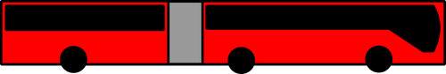 Rød buss bilde