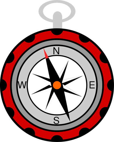 Ilustracja kompas wektor