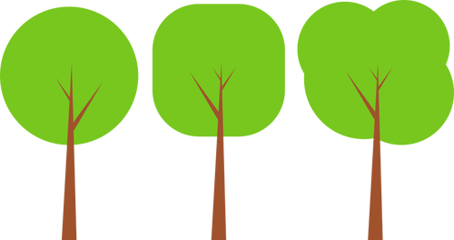 Flat trær