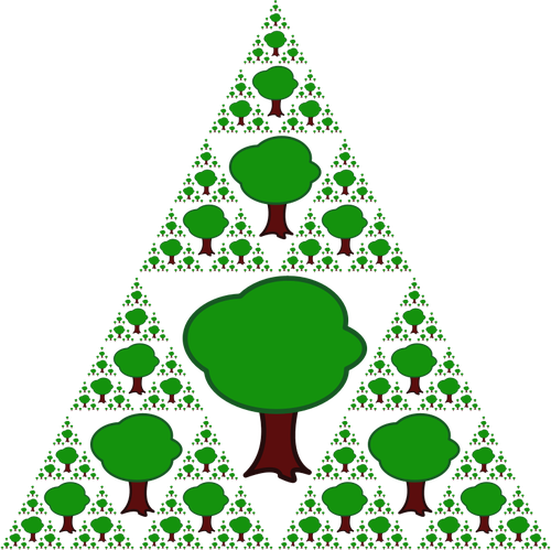 مثلث شجرة