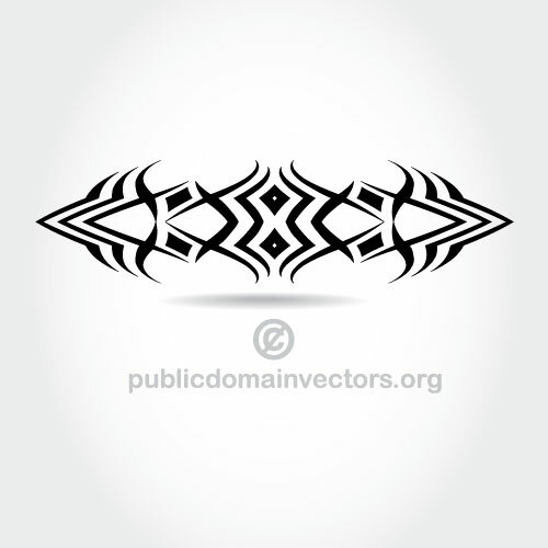 Tribal tattoo vector symbol