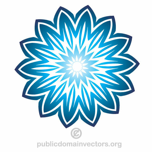 Flor tribal vector