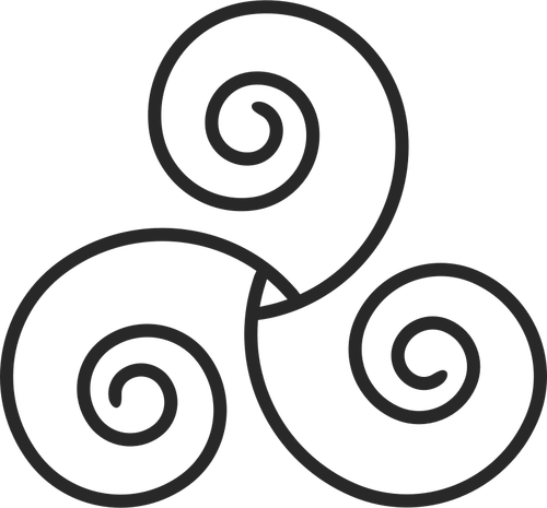 Triskelion drawing