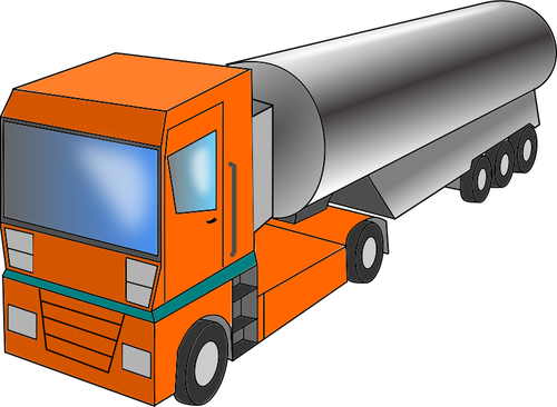 Truck Cistern Vector