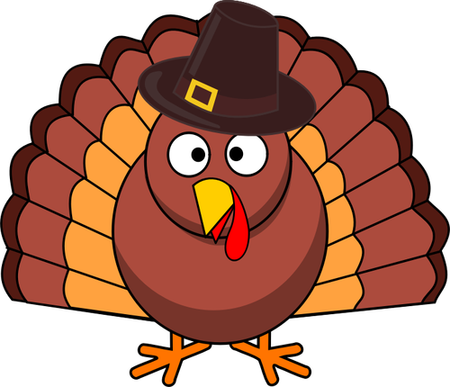 Turkey with hat