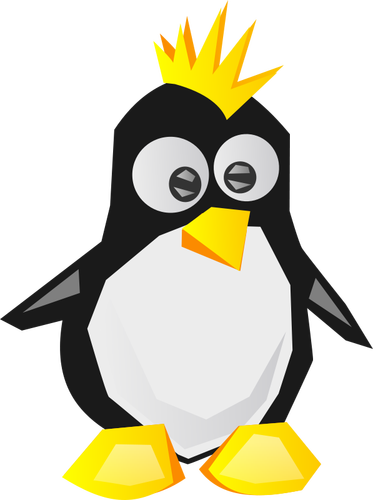 Linux loga vektorový obrázek