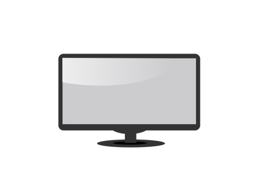 Dessin vectoriel de moniteur LCD