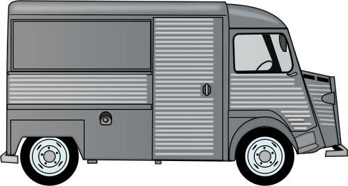 Camionnette הרכב ציור וקטורי