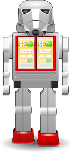 Startoy robot vector image