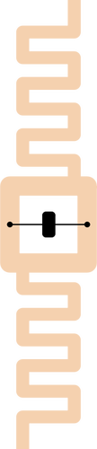 Transpondér vektorové ilustrace