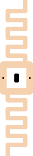 Transponder vektor illustration