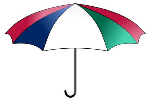 Vectorafbeeldingen van kleurrijke paraplu