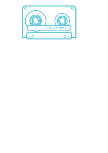 Audio cassette vector illustraties