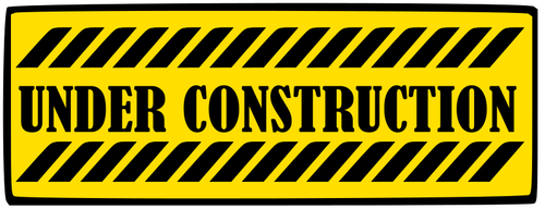 Signo amarillo "En construcción"