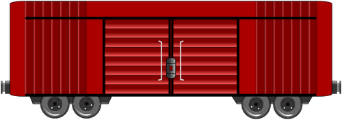 Trein waggon vector afbeelding