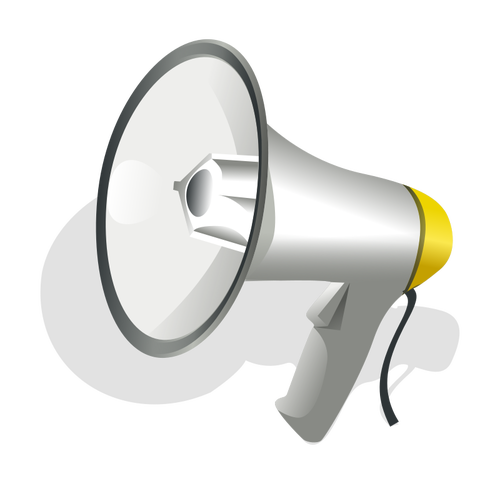 Megaphone vector image