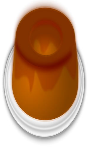 Vector de pudín de caramelo