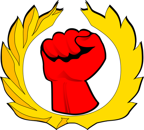 Imagem de vector brasão de armas do símbolo de resistência