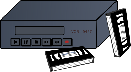 VCR والأشرطة