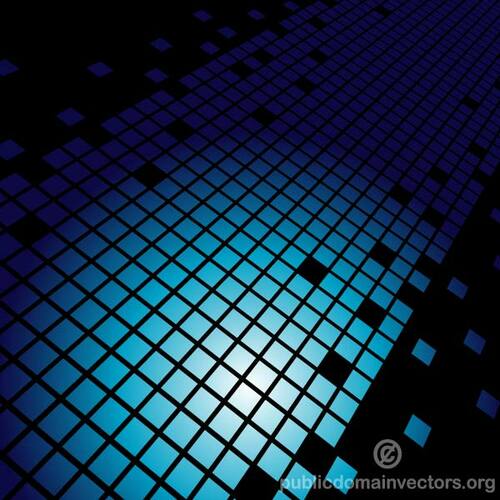 Diseño vectorial abstracto azulejos azules