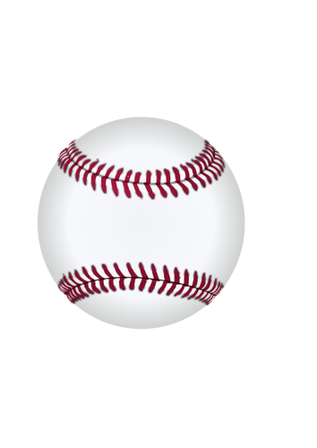 Vector drawing of baseball ball