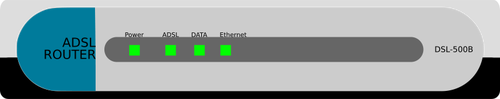 ADSL router vector image