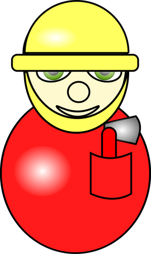 Fireman cartoon image | Public domain vectors